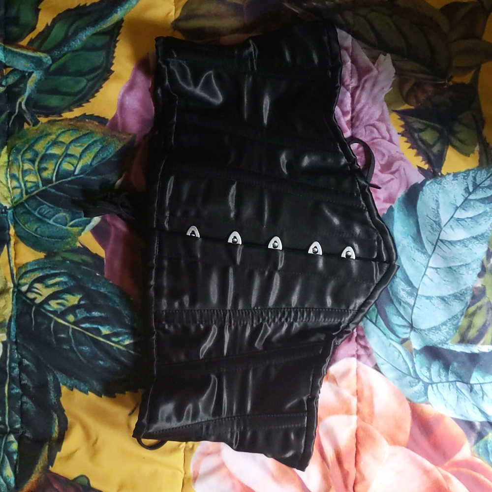 Orchard Corset satin waspie underbust
